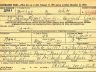 Arthur M White; WWII draft registration card (front)