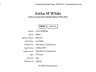 Arthur M White; death index