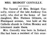 Bridget Connolly; obituary