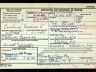 Cornelius C Connelly; application for military marker (front)