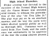 Edgar A Connelly; high school graduation announcement