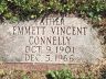 Emmett Vincent Connelly gravestone