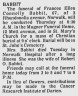 Frances Ellen Connelly Babbit; obituary