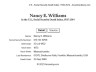 Nancy E Williams; death index