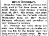 Hugh Connelly; obituary