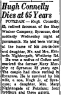 Hugh Connelly; obituary