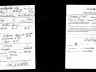 John J White; WWI draft registration card