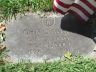 John J White; military gravestone