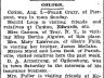 Gilmore-Connelly; marriage announcement