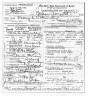 Mary Connelly; death certificate