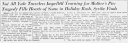 Mrs. Edgar Connelly; death of sister