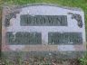 Brown [family] headstone