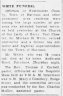 Michael H White; obituary