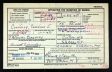 Cornelius C Connelly; application for military marker (front)