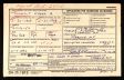 Edgar A Connelly; application for military marker (front)