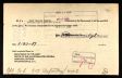 Edgar A Connelly; application for military marker (back)