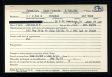 Hugh Francis Connelly; military service abstract (front)