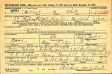 Arthur M White; WWII draft registration card (front)