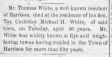 23 November 1899, p. 4, col. 1, para. 8; obituary