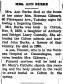 27 January 1939, p. 4, col. 5; obituary