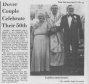 27 April 1975, sect. C, p. 3, col. 2; 50th anniversary announcement