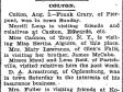 04 August 1903, p. 2, col. 6, par. 11; marriage announcement