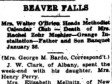 25 January 1934, p. 2, col. 4, para. 6; birth announcement