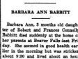 27 April 1934, p. 4, col. 5; obituary