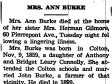 27 January 1939, p. 4, col. 5; obituary