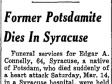 19 March 1959, p. 5, col. 4; obituary