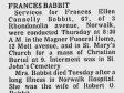 10 December 1976, p. 6, col. 4; obituary