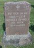 Ward [family] headstone