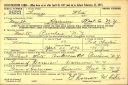 Thomas White; WWII draft registration card (front)