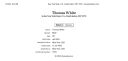 Thomas White; death index