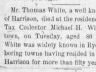 Thomas White; obituary