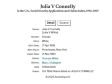 Julia V Connelly; social security form ca. October 1956