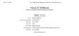 Nancy E Williams; death 30 September 1998