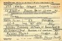 Walter Edmund Connelly; WWII draft registration card (front)