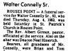 Walter Connelly Sr; obituary
